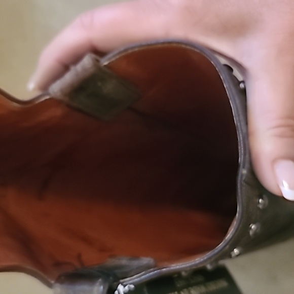 Lucchese Tan Leather Over the Knee Riding Boots Size 9 B w/ Box - Picture 11 of 15